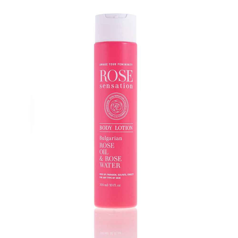 Natural rose lotion for body – RoseSensation